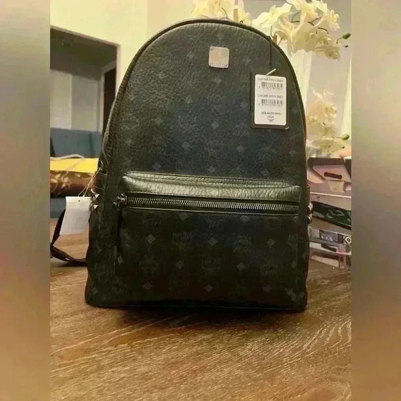 MCM Stark Side Studs Backpack in Visetos - Picture 4 of 11